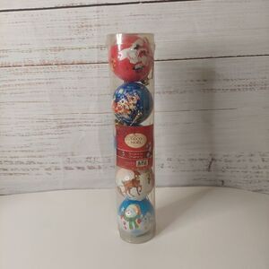 Deco Noel 5 pack Ornaments 2" inche Balls